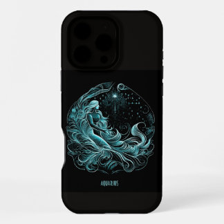 Aquarius Zodiac Horoscope iPhone 16 Pro Max Hülle