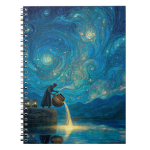 Aquarius Zodiac-Notebook Notizblock