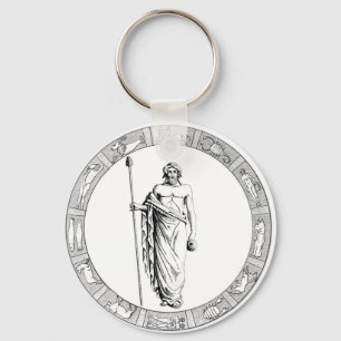 Aquarius Zodiac Schlüsselanhänger