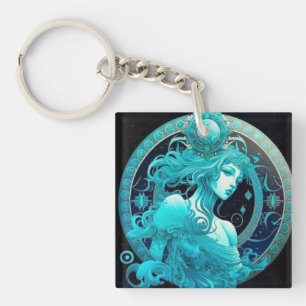 Aquarius Zodiac Schlüsselanhänger