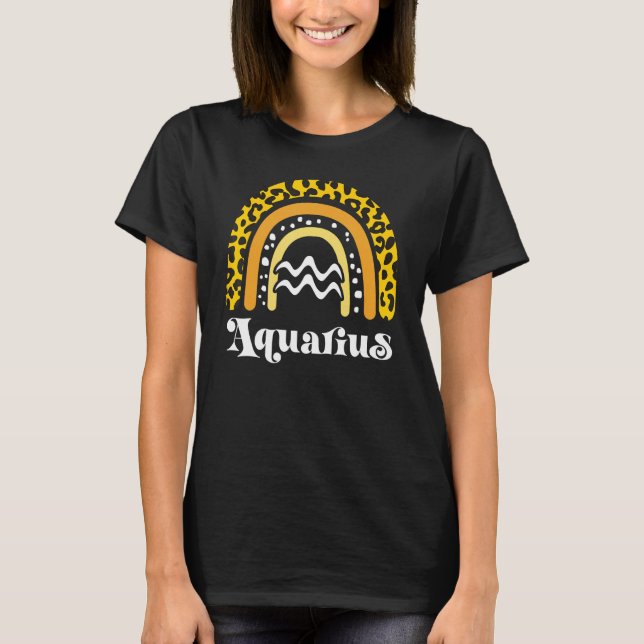Aquarius Zodiac Sign_4 T-Shirt (Vorderseite)