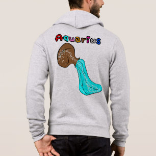 Aquarius Zodiac Sign Astrologie der Wasserträger Hoodie