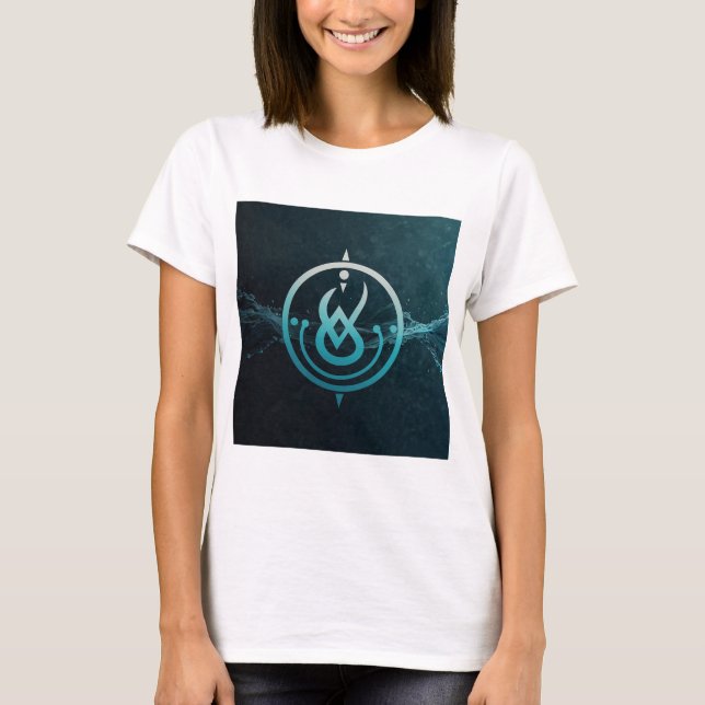 Aquarius Zodiac Sign | Einzigartiges Aquarius Desi T-Shirt (Vorderseite)