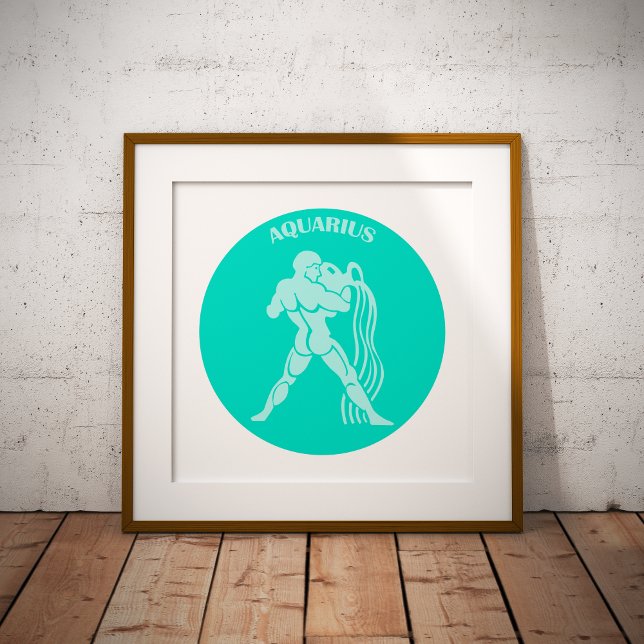 Aquarius, Zodiac Sign, Horoscope, Astrology Fotodruck (Von Creator hochgeladen)