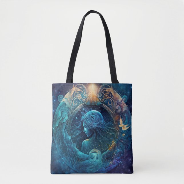 Aquarius Zodiac Sign Watercolor Design (Vorderseite)