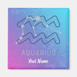 Aquarius Zodiac Star Sign Horoscope Constellation Magnet