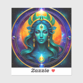 Aquarius Zodiac Stickers, Celestial Zodiac Aufkleber