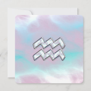 Aquarius Zodiac Symbol auf der Mutter von Pearl Na