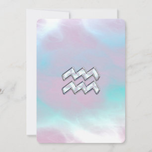 Aquarius Zodiac Symbol auf der Mutter von Pearl Na