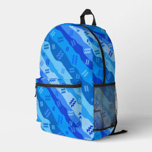Aquarius Zodiac Symbol Bedruckter Rucksack