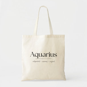 Aquarius-Zodiac-Tragetasche Tragetasche