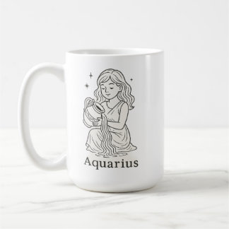Aquarius Zodiac Woman  Kaffeetasse