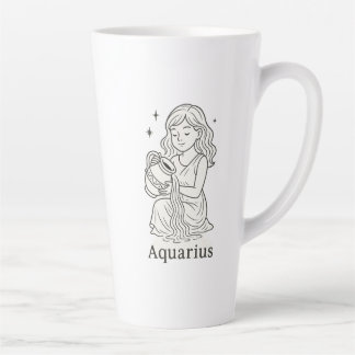 Aquarius Zodiac Woman  Milchtasse