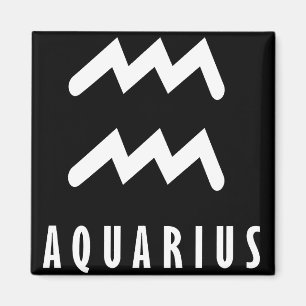 Aquarius zodiac-Zeichen Magnet