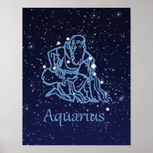 Aquarius Zodiac Zeichen und Sternbild