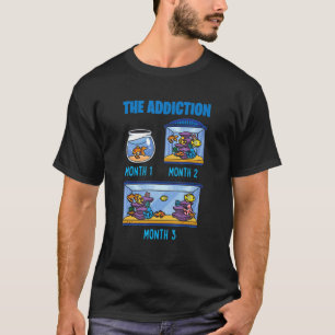 Aquascaping Aquarium Aquarist Fischhalter Fischpan T-Shirt