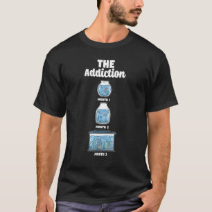 Aquascaping Aquarium Aquarist Fischhalter Fischpan T-Shirt