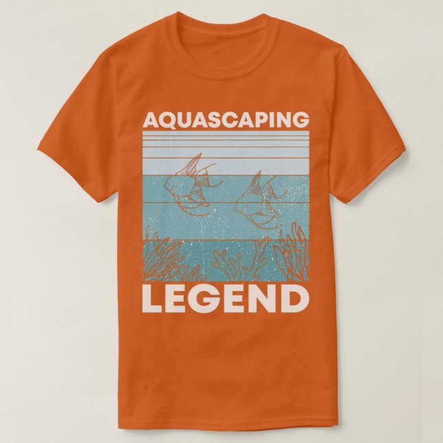 Aquascaping-Legende T-Shirt (Design vorne)