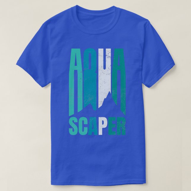 Aquascaping Vintag T-Shirt (Design vorne)