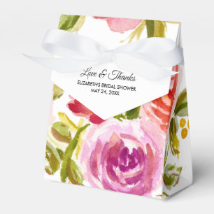 Aquatercolor Floral Brautparty Fevor Boxen Geschenkschachtel