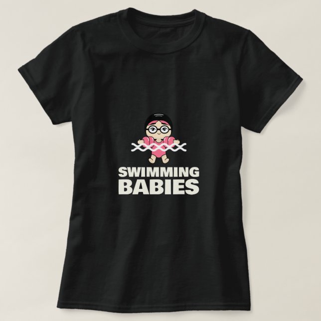 Aquatic Center Swimming Lesson Infant Swimming T-Shirt (Design vorne)