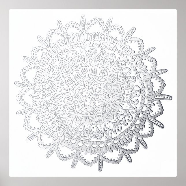 Aquatic Mandala Foliendrucke (Vorderseite)