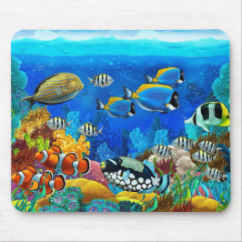 Aquatic mouse pad mousepad
