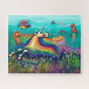 Aquatic Rainbow Unicorn Puzzle