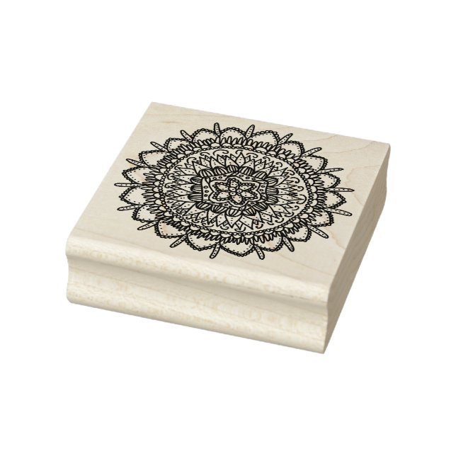 Aquatic Starfish Mandala Gummistempel (Stempel)