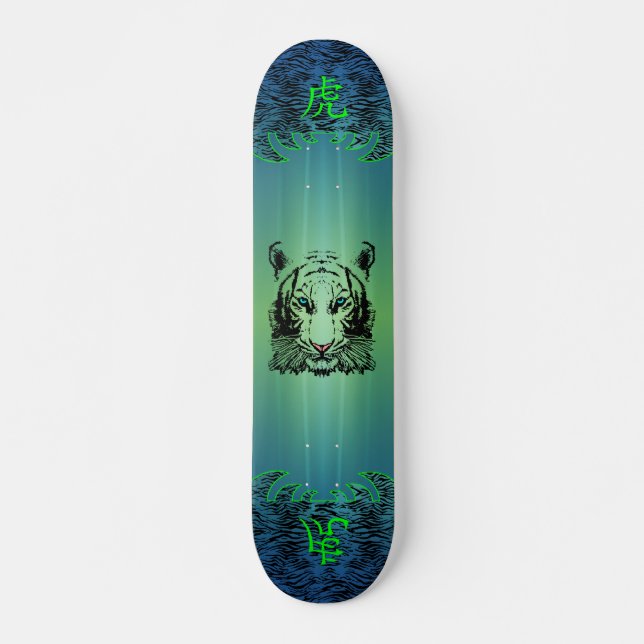 Aquatic Tiger Skateboard (Vorne)