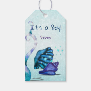 Aquatica 3D Whimsey ITS A BOY Baby Dusche Geschenkanhänger