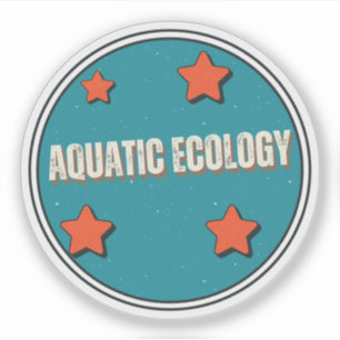 Aquatische Ökologie Aufkleber