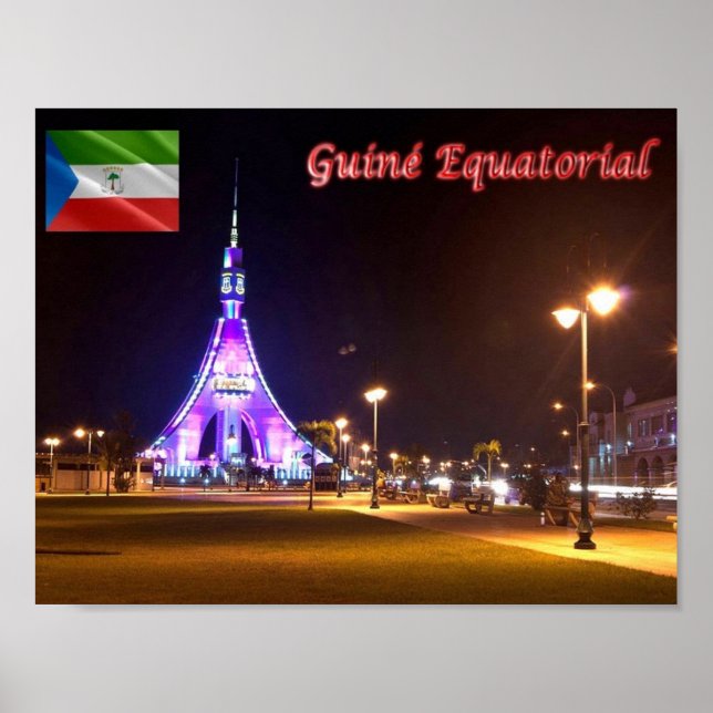 Äquatoriale Guinea - Bata - Torre de la Libertad - Poster (Vorne)