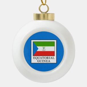 Äquatoriale Guinea Keramik Kugel-Ornament