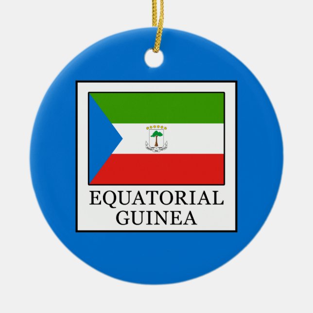 Äquatoriale Guinea Keramik Ornament (Vorne)