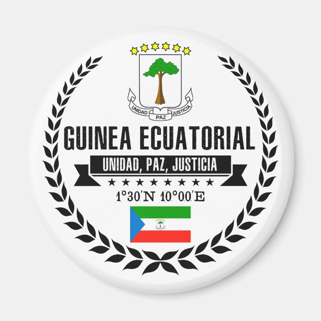 Äquatoriale Guinea Magnet (Vorne)