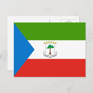 Äquatoriale guineische Flagge, Flagge äquatorialer Postkarte