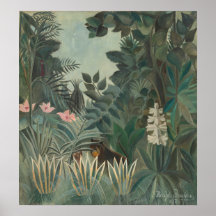 Äquatorialer Dschungel - Henri Rousseau Kunstkunst