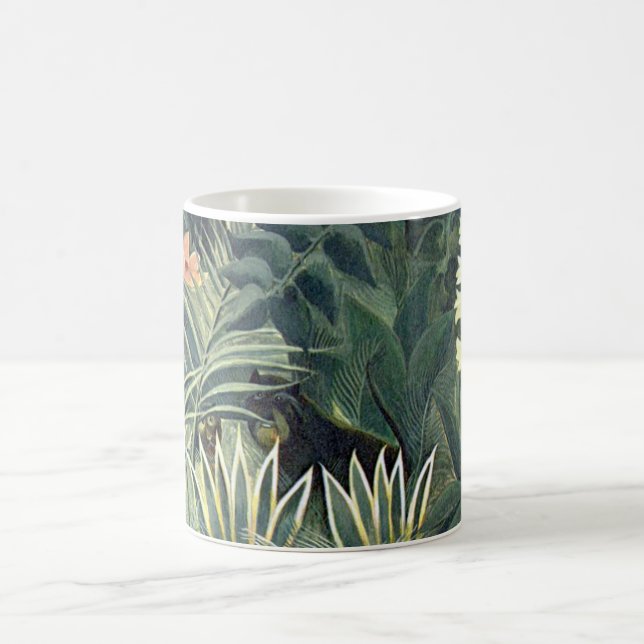Äquatorialer Dschungel von Henri Rousseau Kaffeetasse (Mittel)