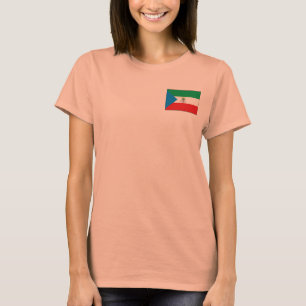 Äquatorialguinea-Flagge + Karte T-Shirt
