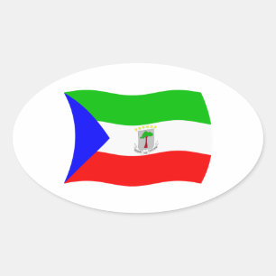 Äquatorialguinea Flaggen Aufkleber