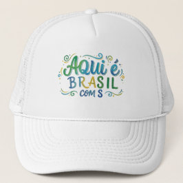 Aqui e Brasil com S Culture Truckerkappe