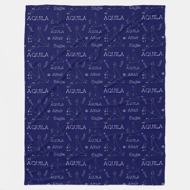 Aquila Fleecedecke (Vorderseite)