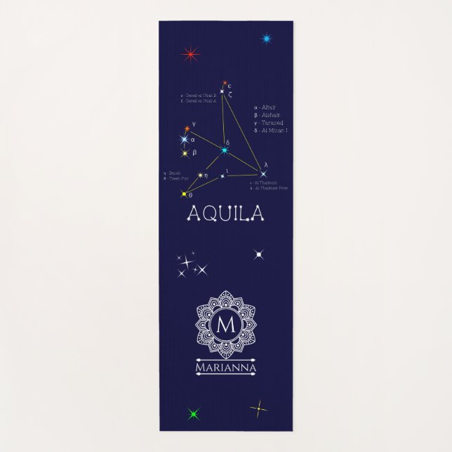 Aquila Yogamatte (Vorderseite)