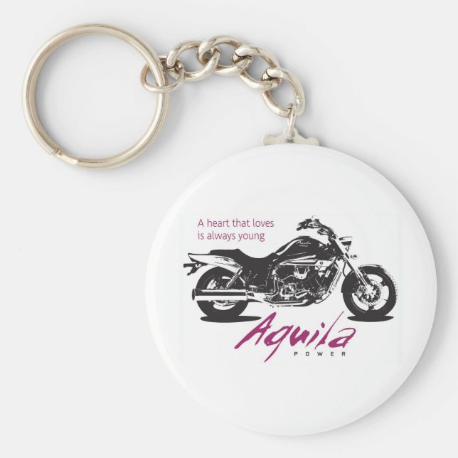 Aquila Yound im Herzen Schlüsselanhänger (Vorne)