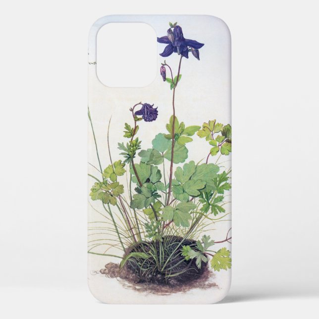 Aquilegia vulgaris Blume, Albrecht Durer Case-Mate iPhone Hülle (Rückseite)