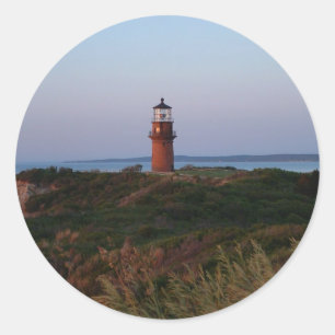 Aquinnah Sunset and Lighthouse Sticker