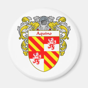 Aquino Wappen (überzogen) Magnet