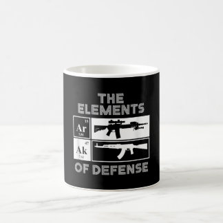 AR15 AK47 Elements of Defense Periodic Table Kaffeetasse