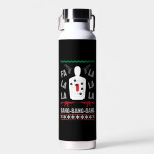 AR15 Gun Point Ugly Weihnachts-Sweater Geschenk Trinkflasche